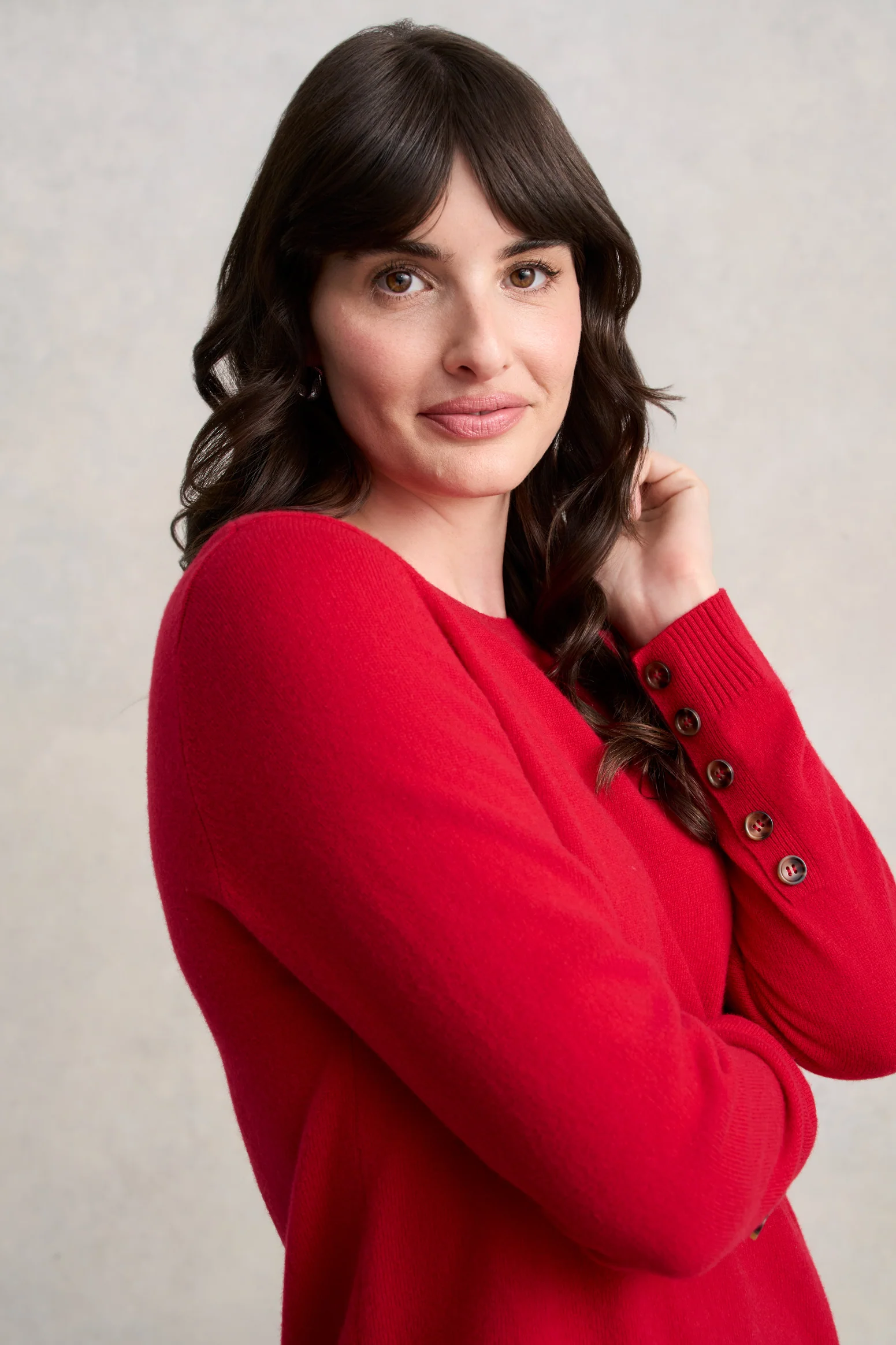 Merino Wool Jumper - Rouge - Image 3