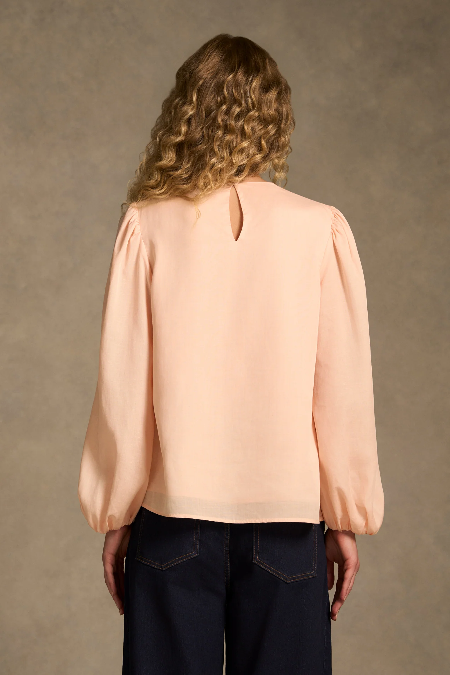Bow Detail Blouse - Blush - Image 6