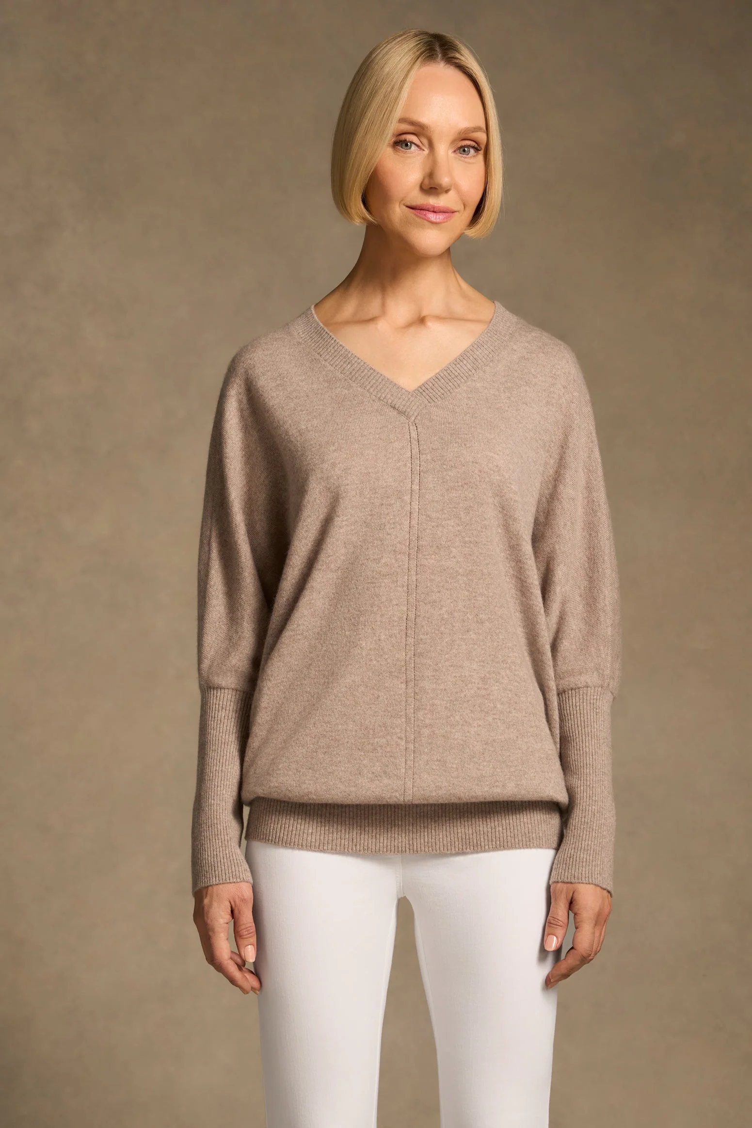 Cashmere Cocoon Knit - Oatmeal