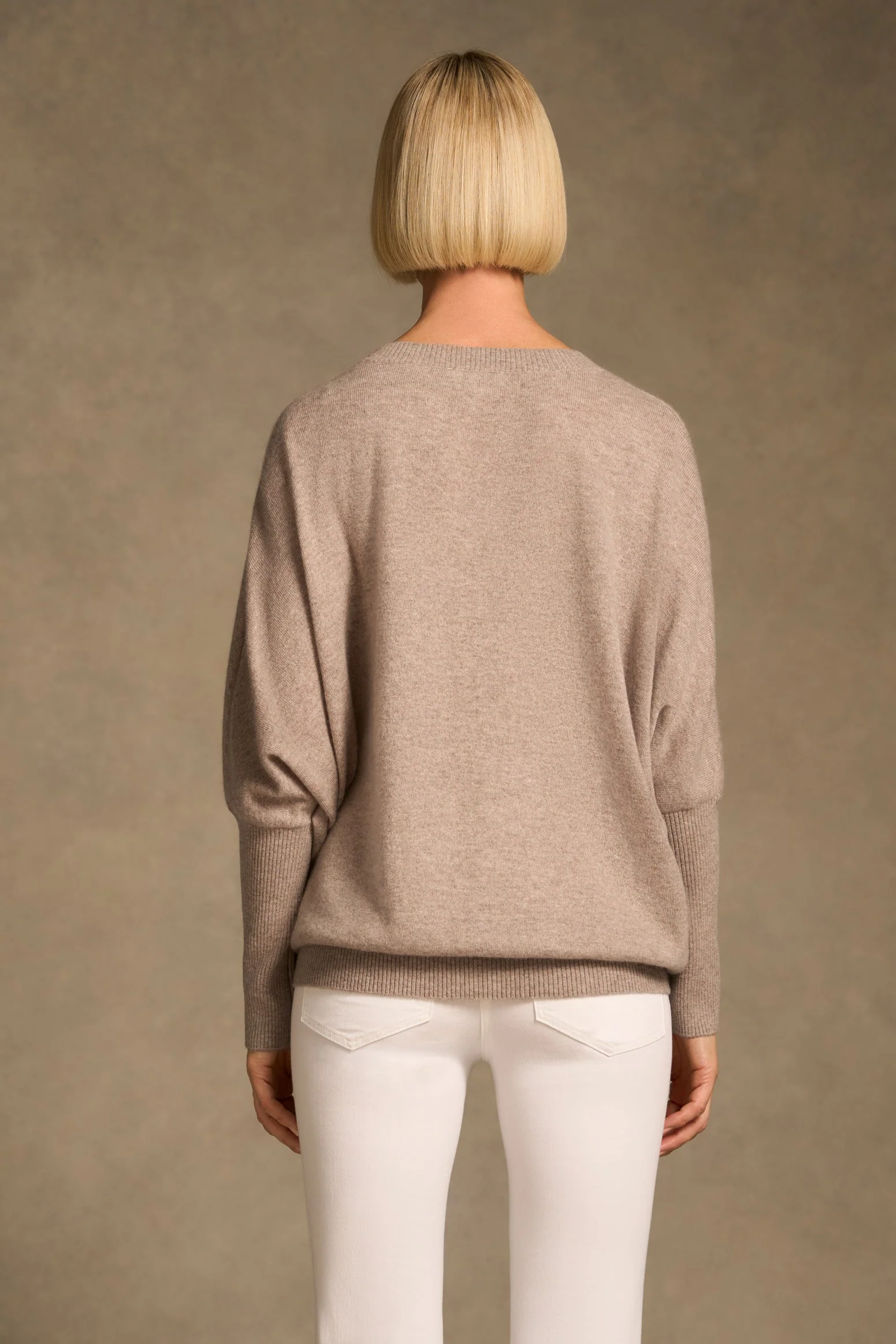 Cashmere Cocoon Knit - Oatmeal - Image 5