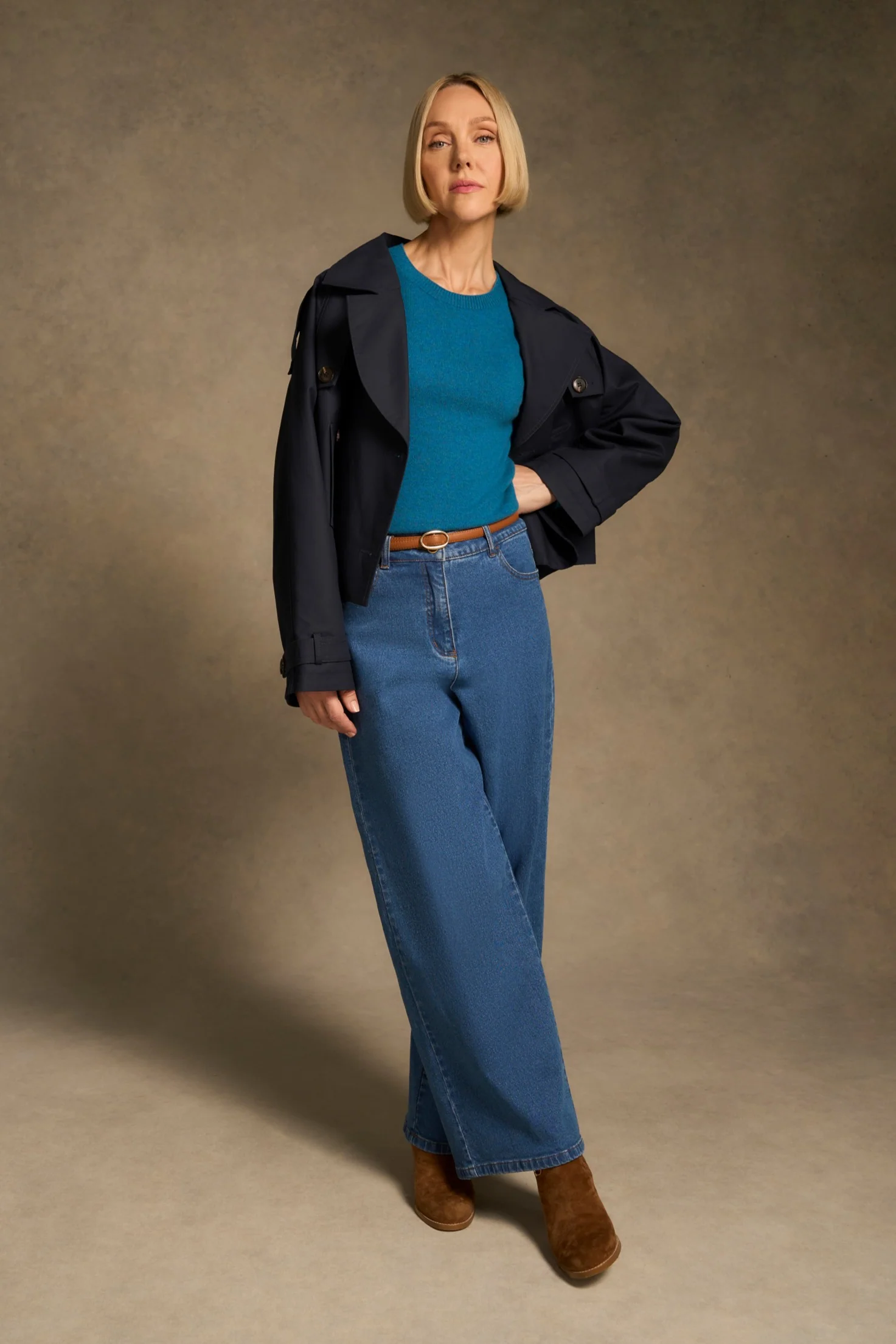 Merino Wool Jumper - Ocean Marle - Image 4