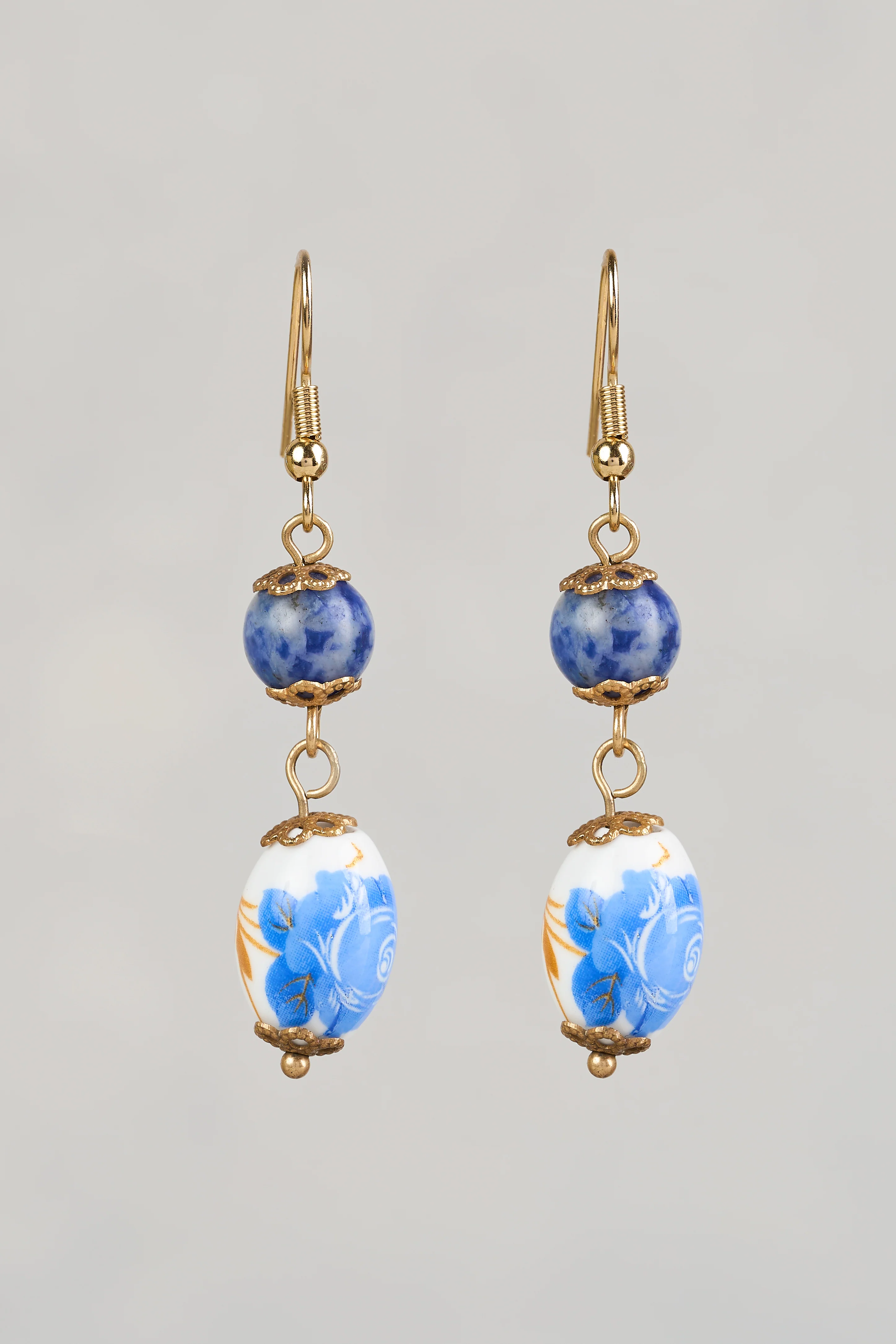 Mixed Stone Droplets - Blue Multi - Image 3
