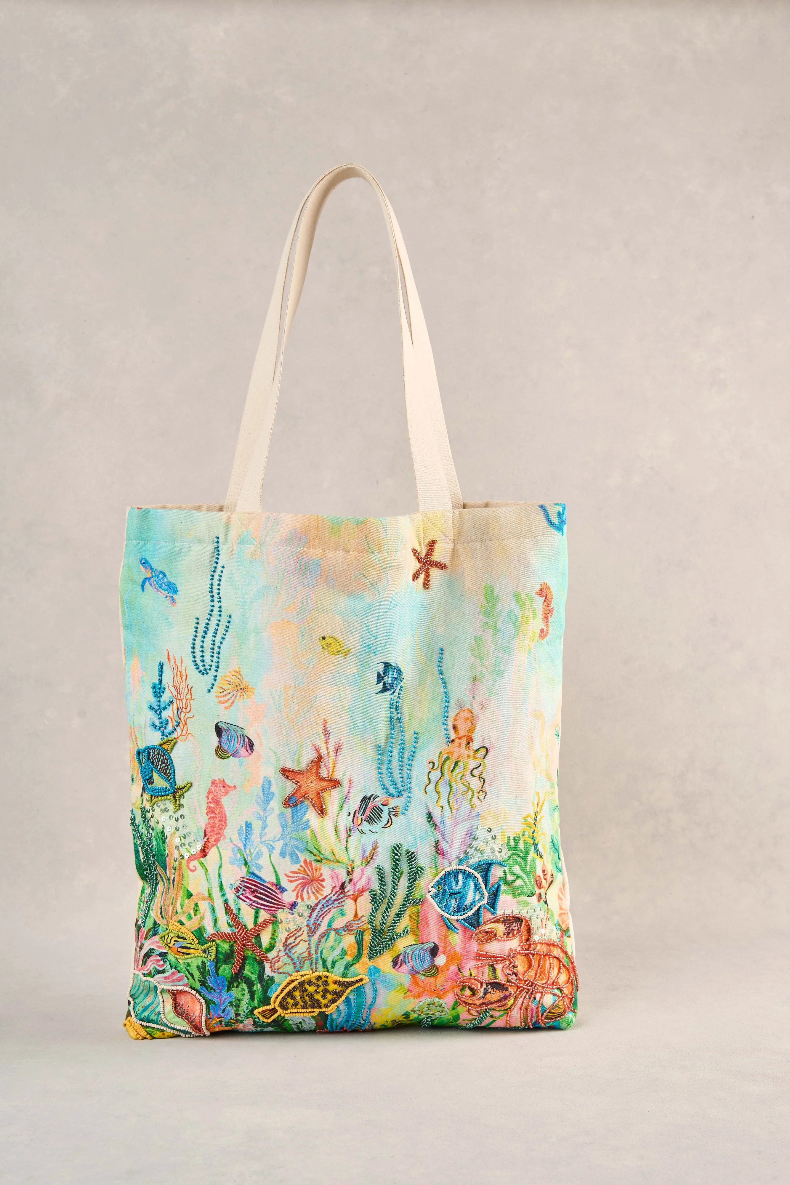 Nathalie Lété Beaded Tote - Multicolour