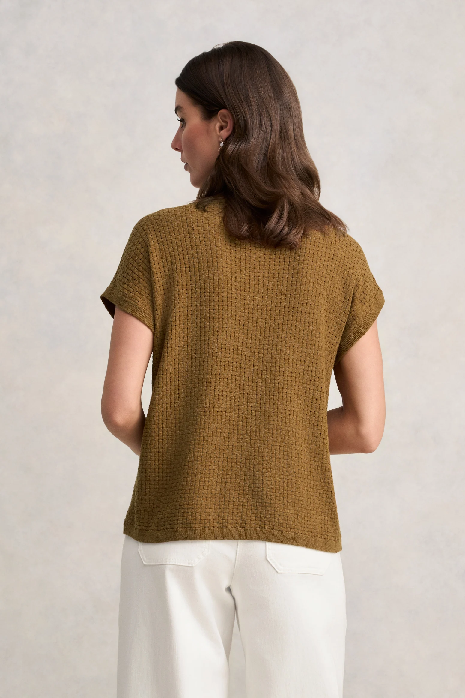Basket Weave Knit - Tobacco - Image 5