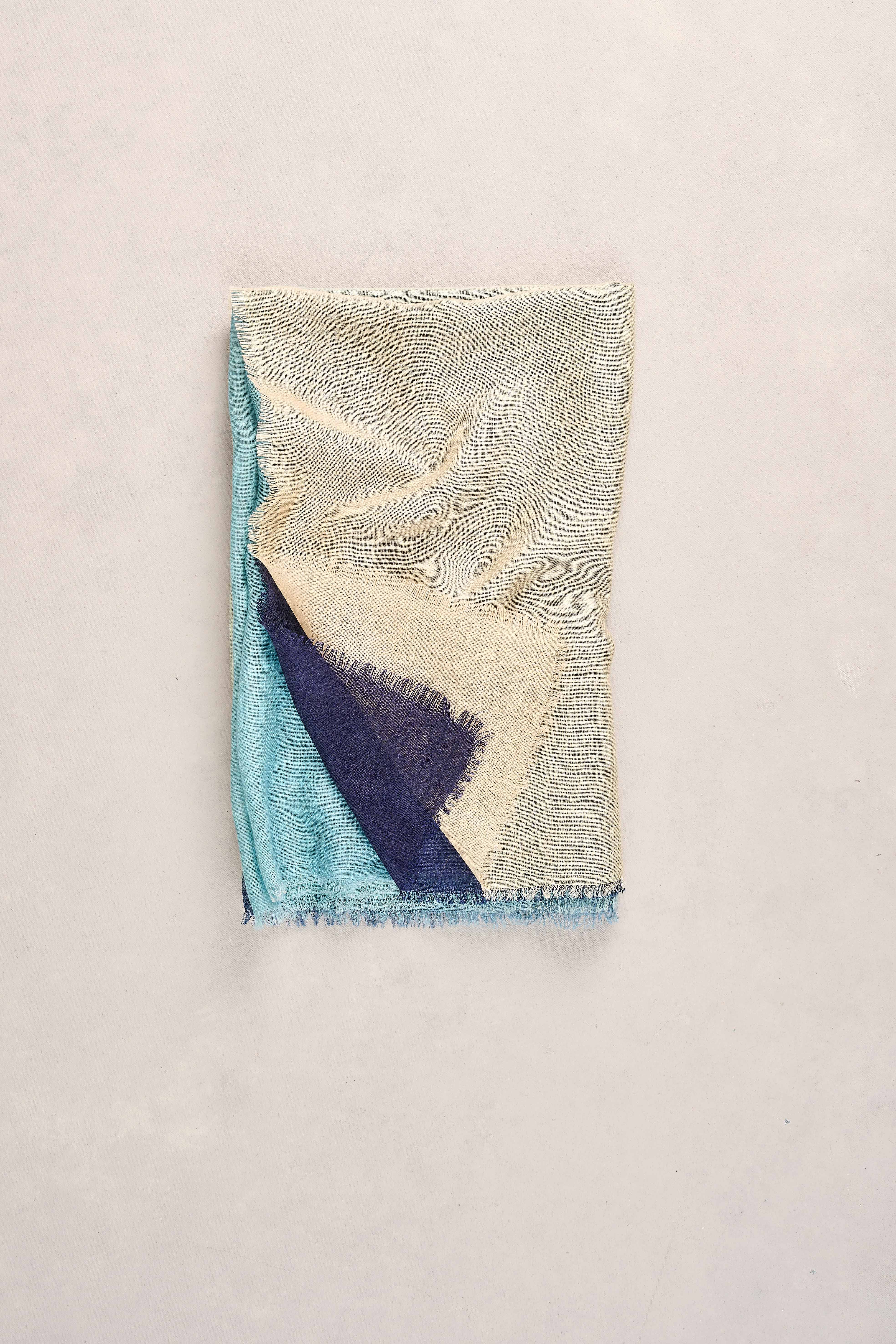 Ombre Scarf - Blue - Image 4