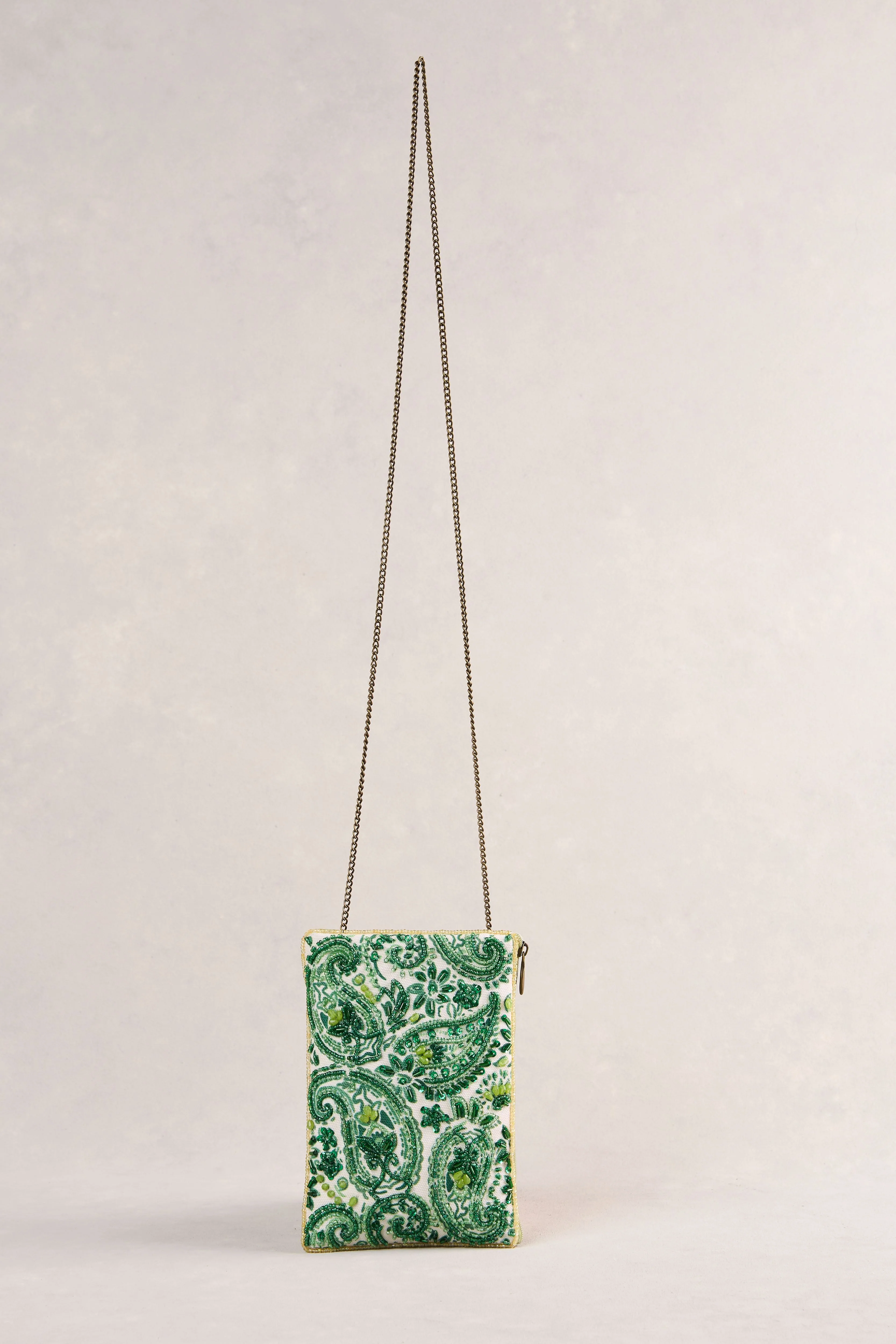 Paisley Print Cos Bag - Green - Image 3