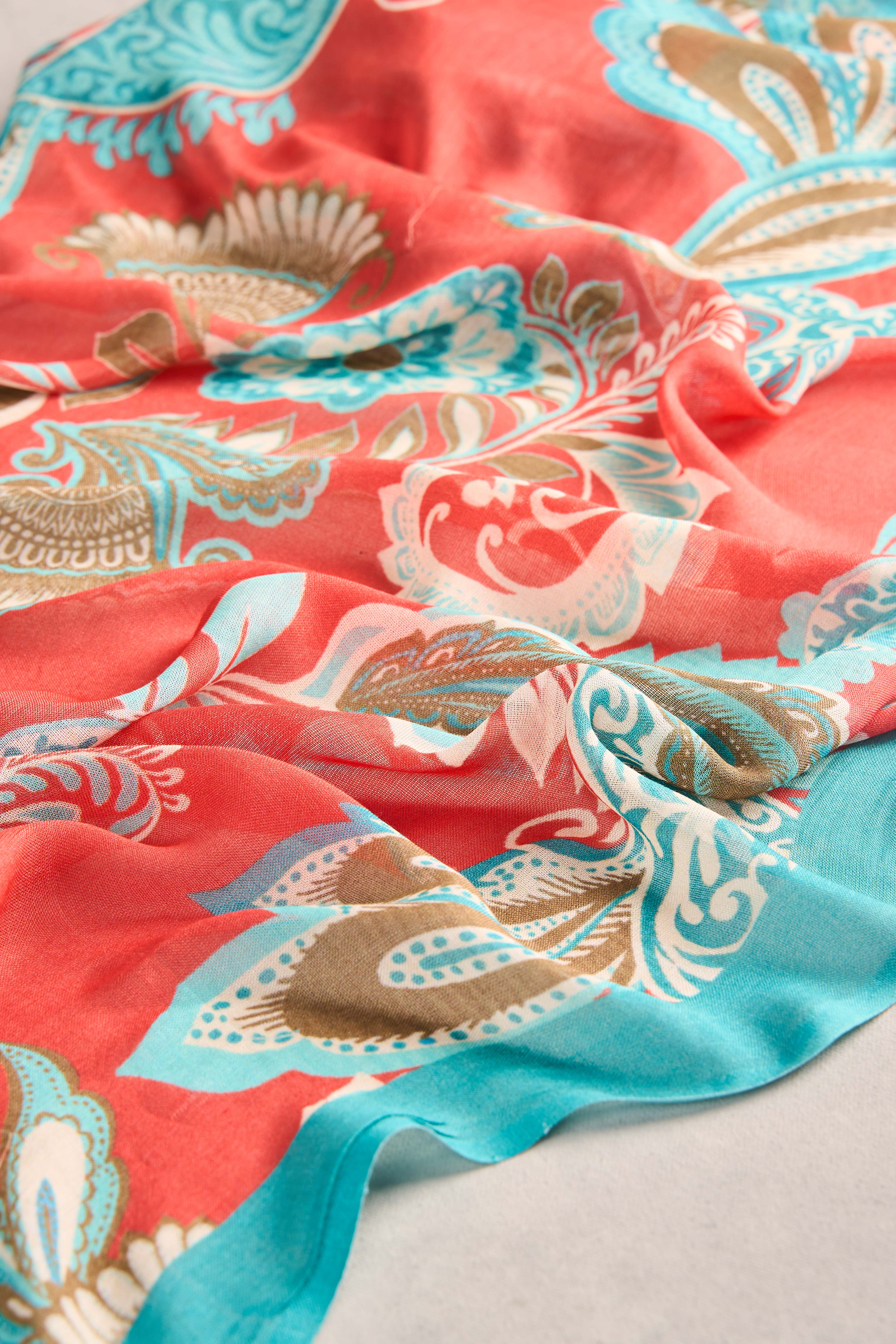 Paisley Scarf - Multicolour - Image 4