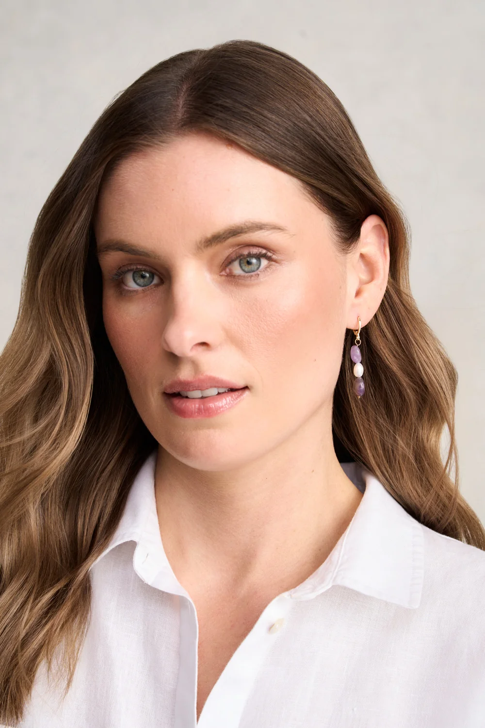 Pearl & Stone Earrings – Multicolour - Image 2