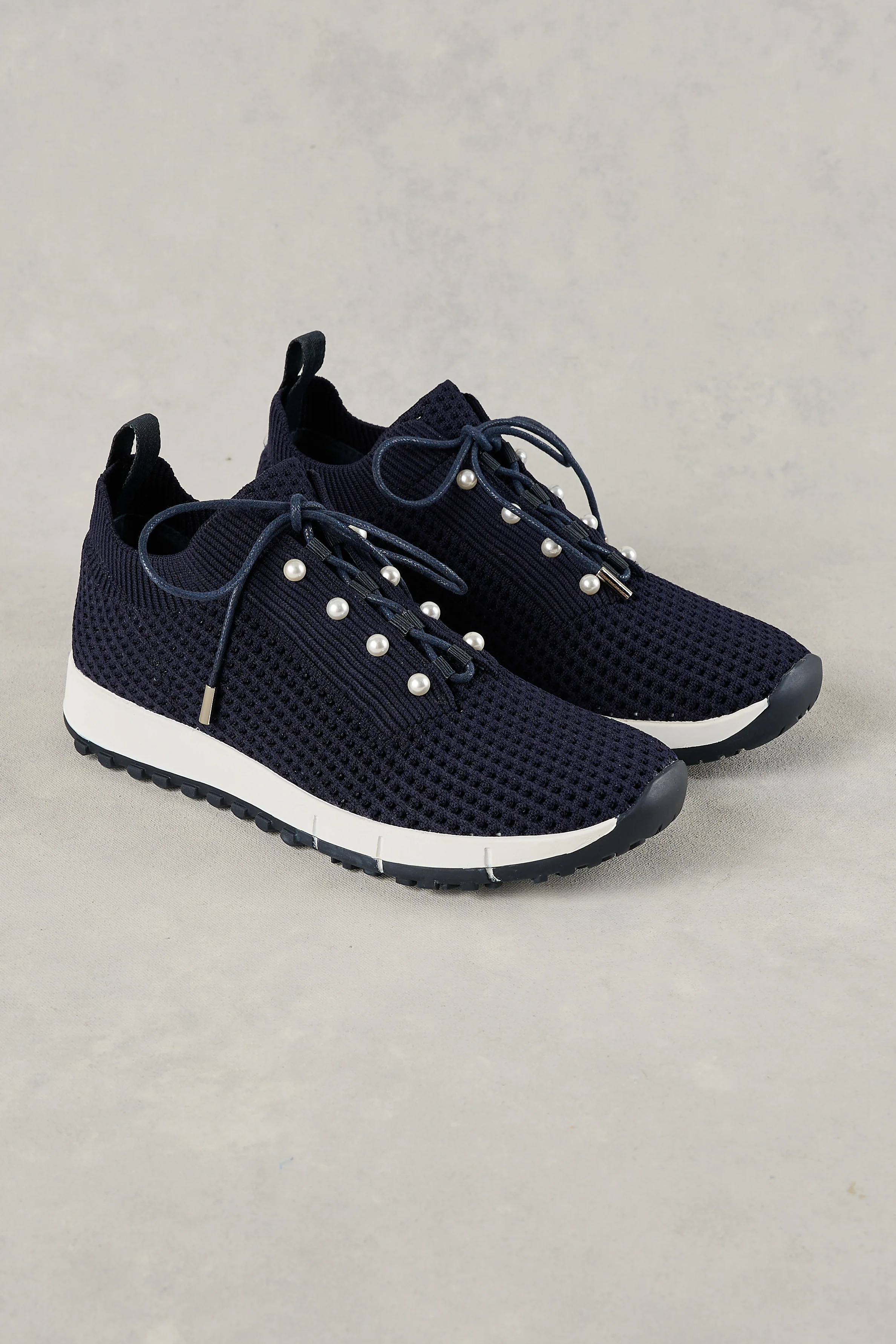 Perla Knit Sneaker - Navy - Image 3