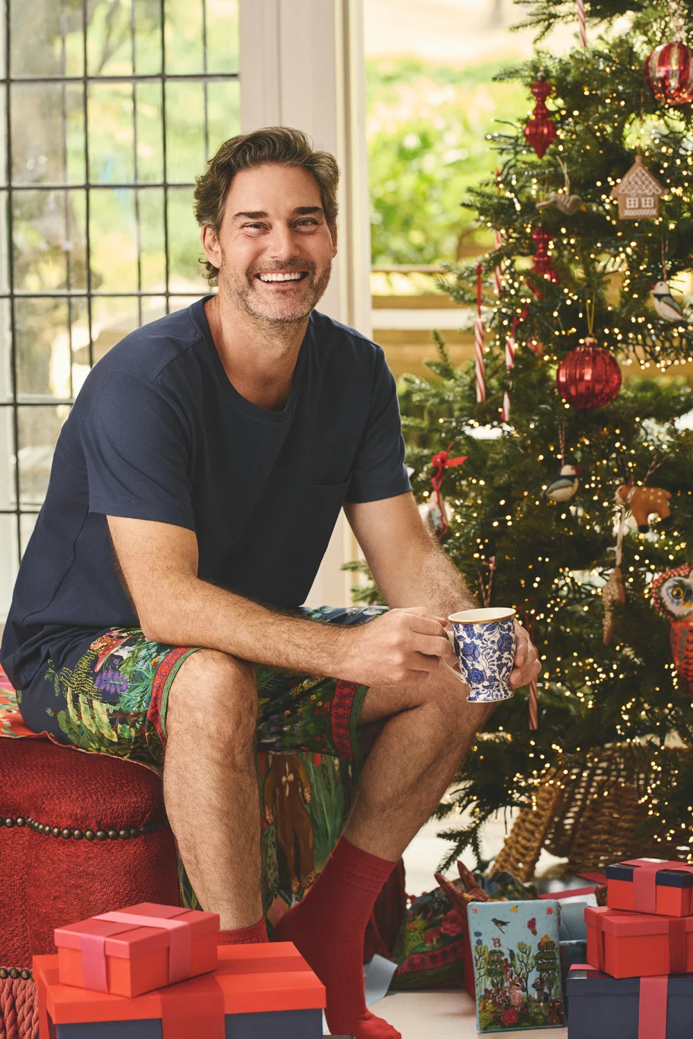 Nathalie Lété Mens PJ Set - Midnight Forest - Image 2