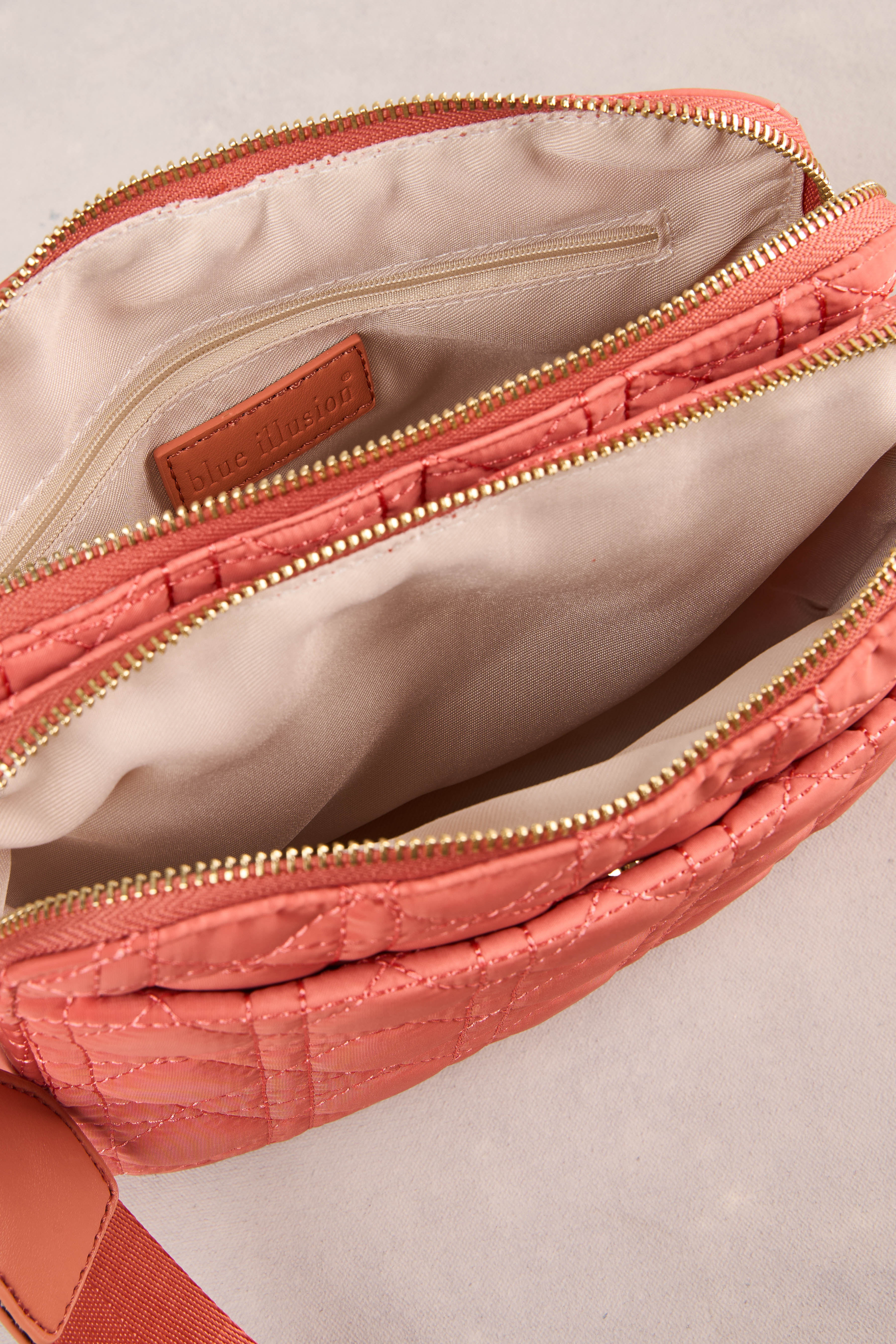 Quilted Crossbody - Terracotta - Image 4