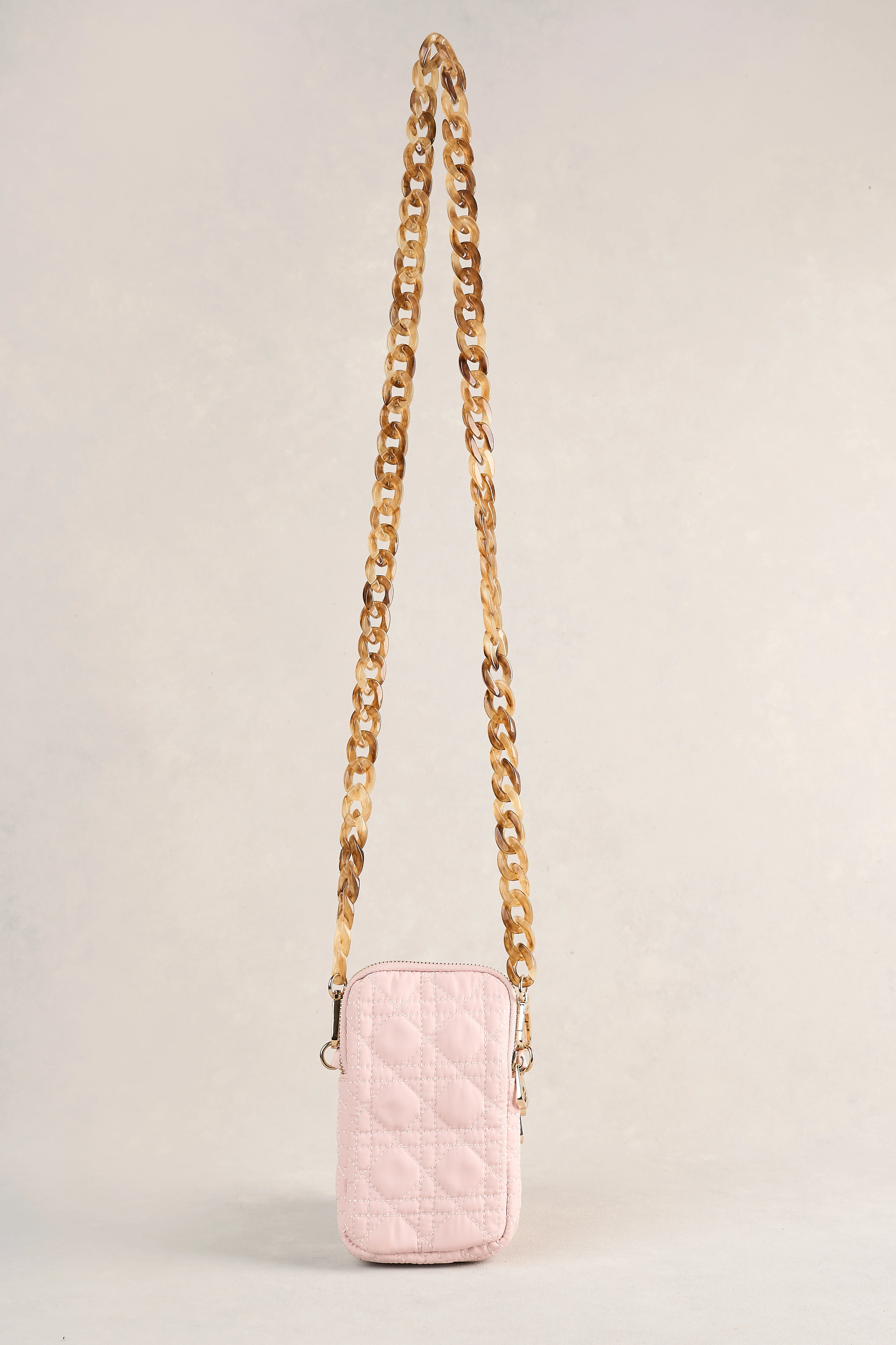 Quilted Phone Bag - Soft Pink - Image 3