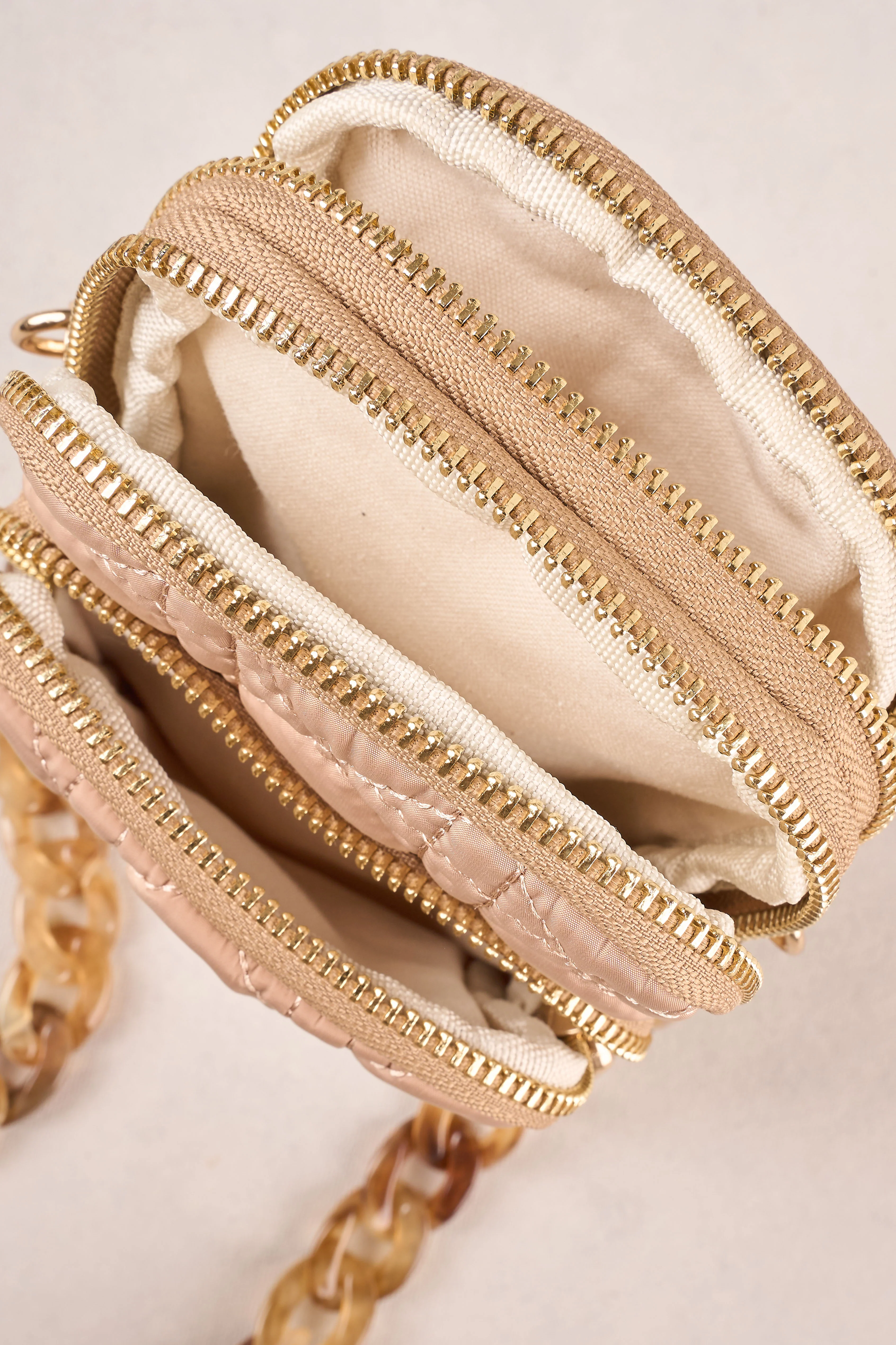 Quilted Phone Bag - Oatmeal - Image 6