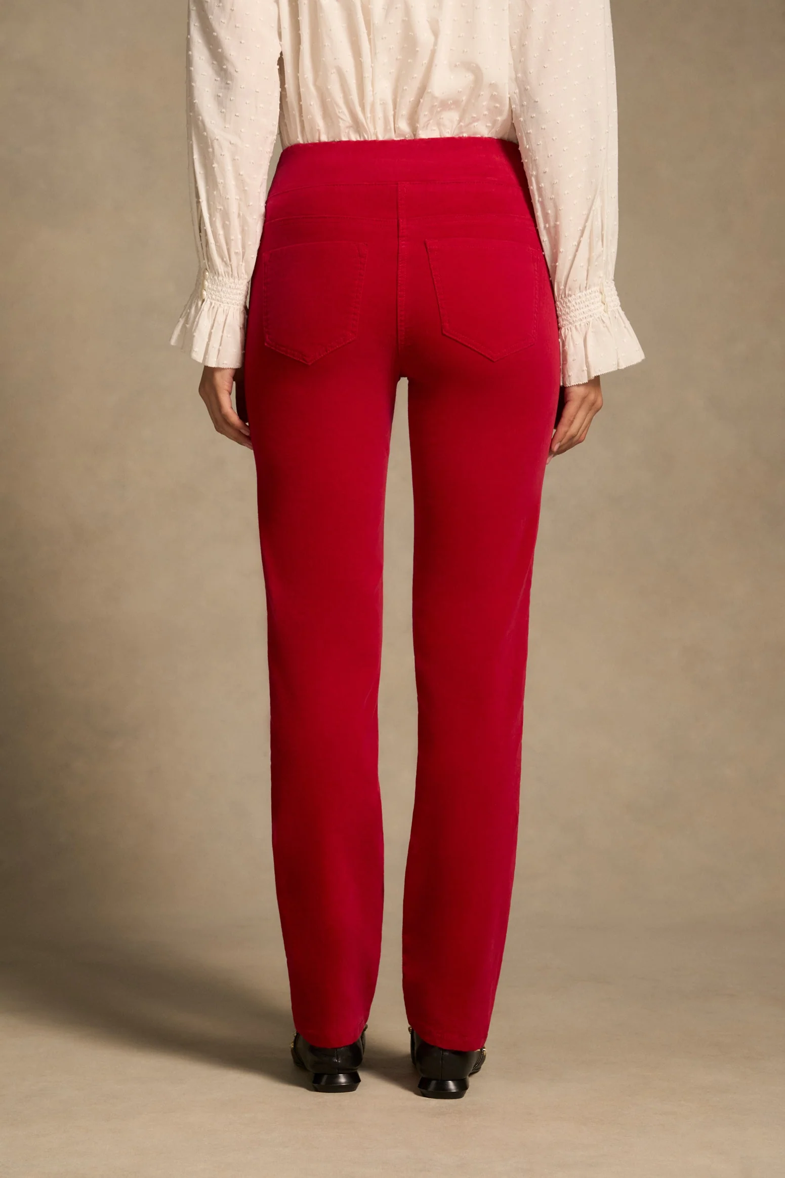 Bengajean® Velvet Straight Leg - Rouge - Image 7