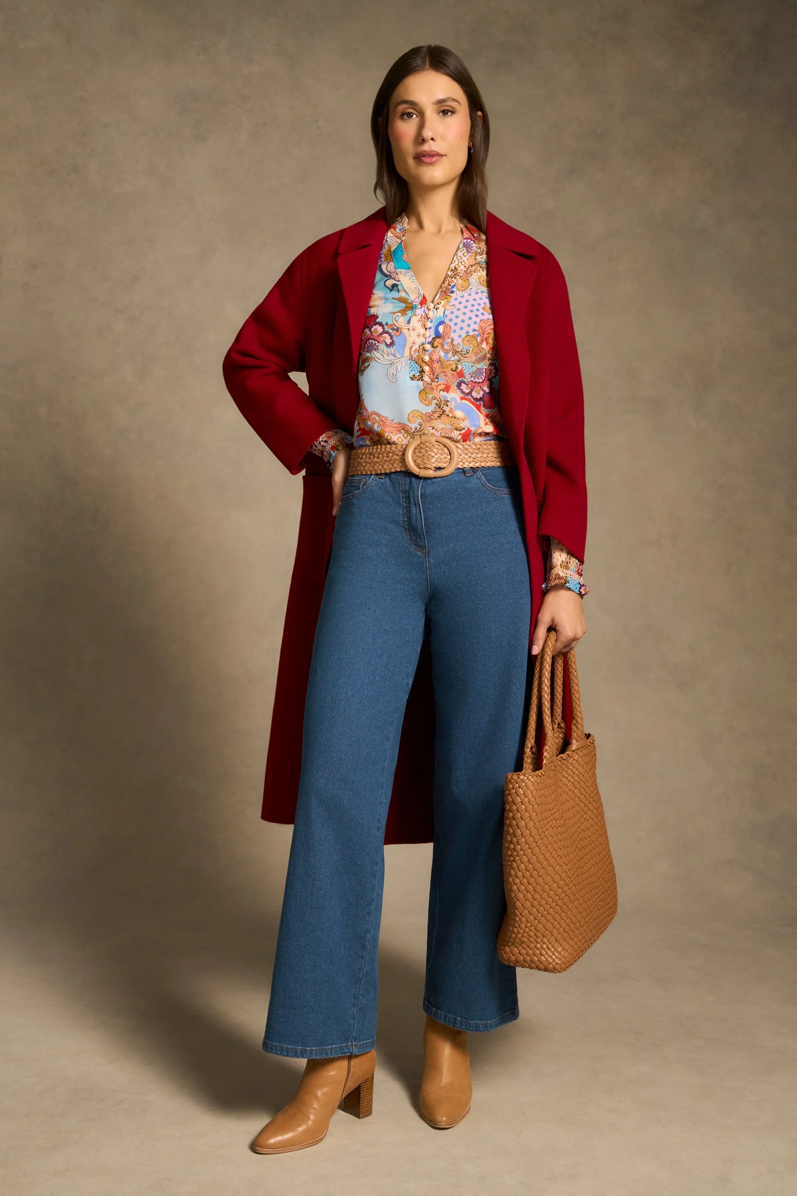 Celeste Georgette Blouse - Rococo Reverie Print - Image 6