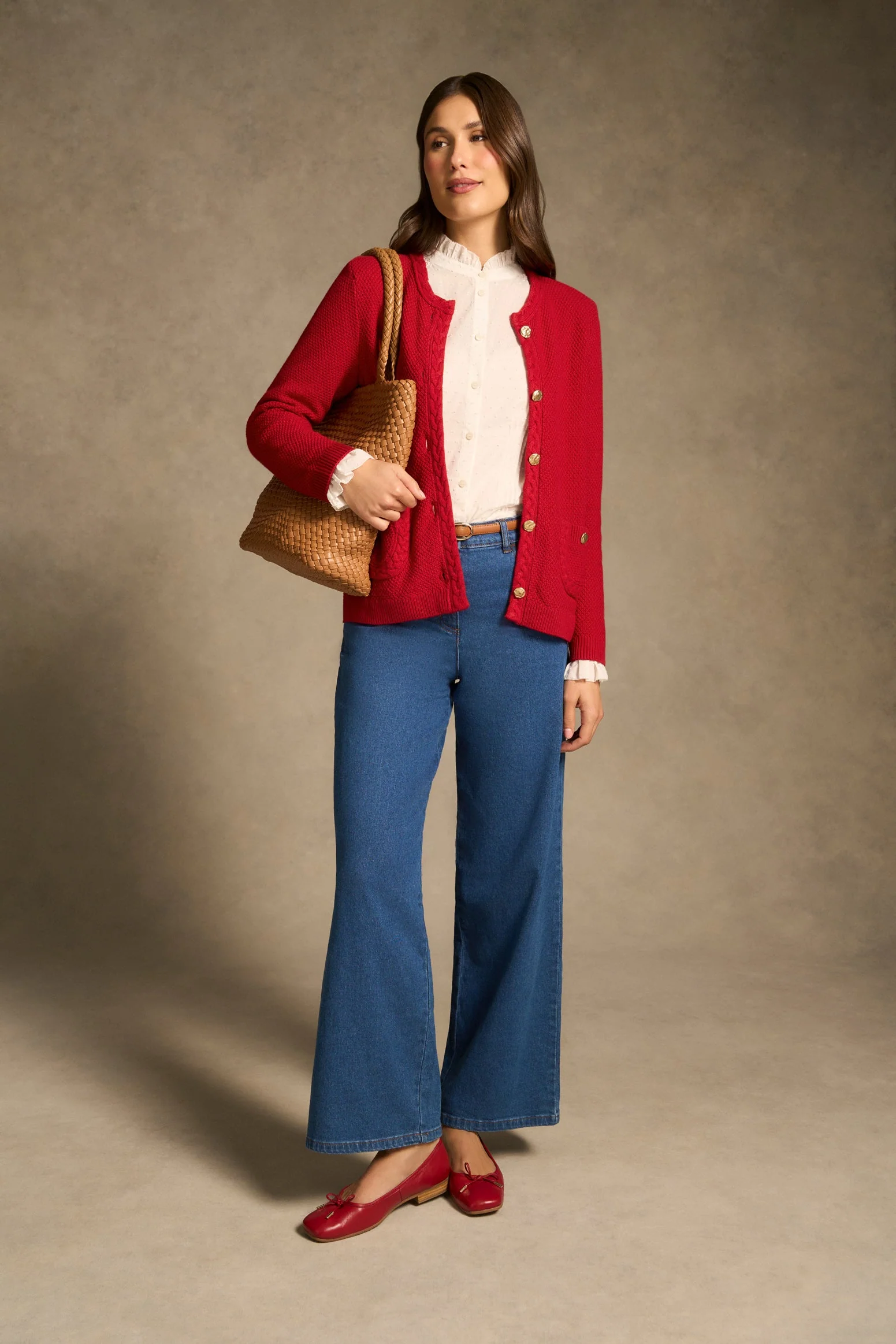 Milano Knit Jacket - Rouge - Image 7