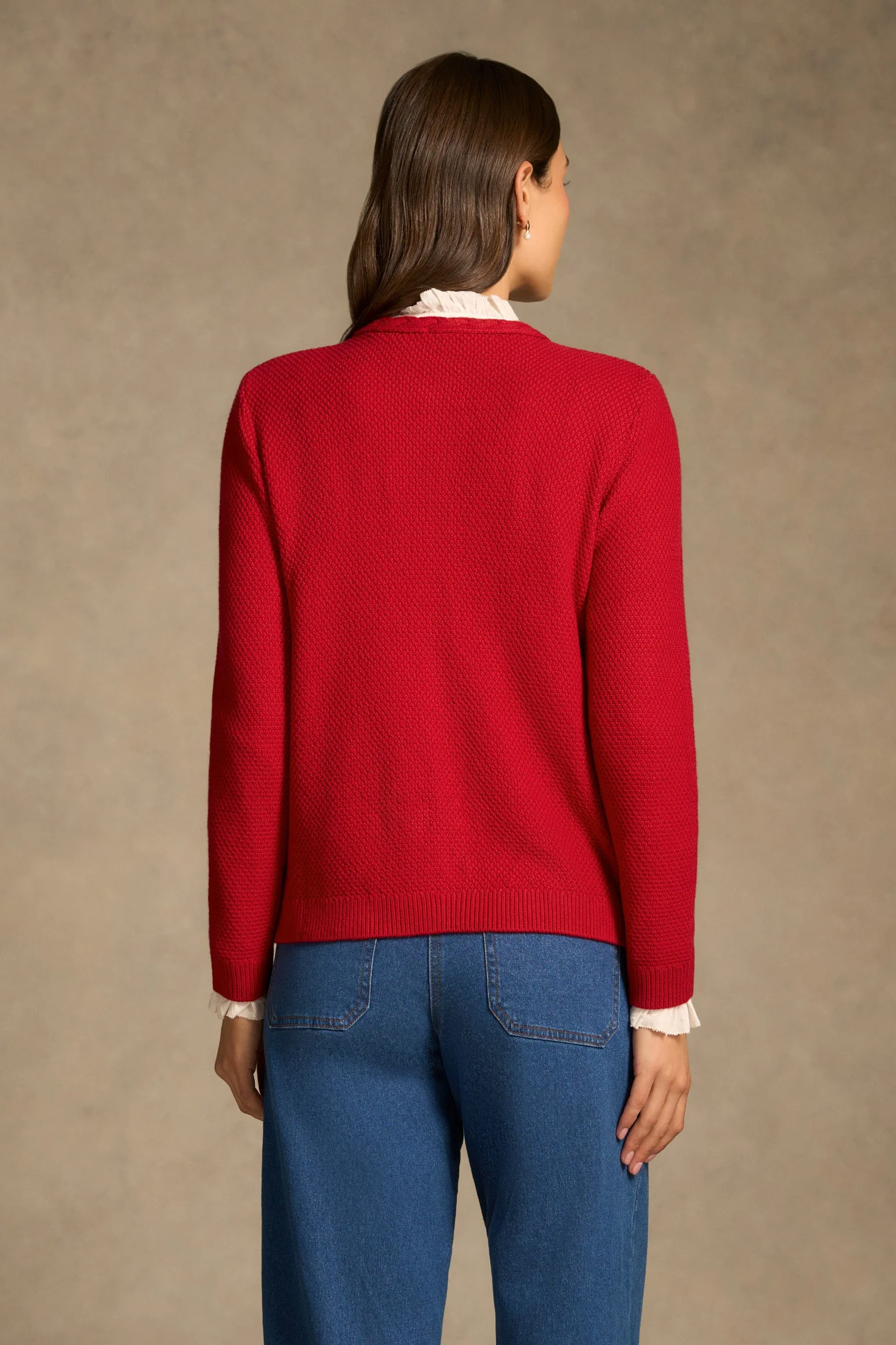 Milano Knit Jacket - Rouge - Image 8