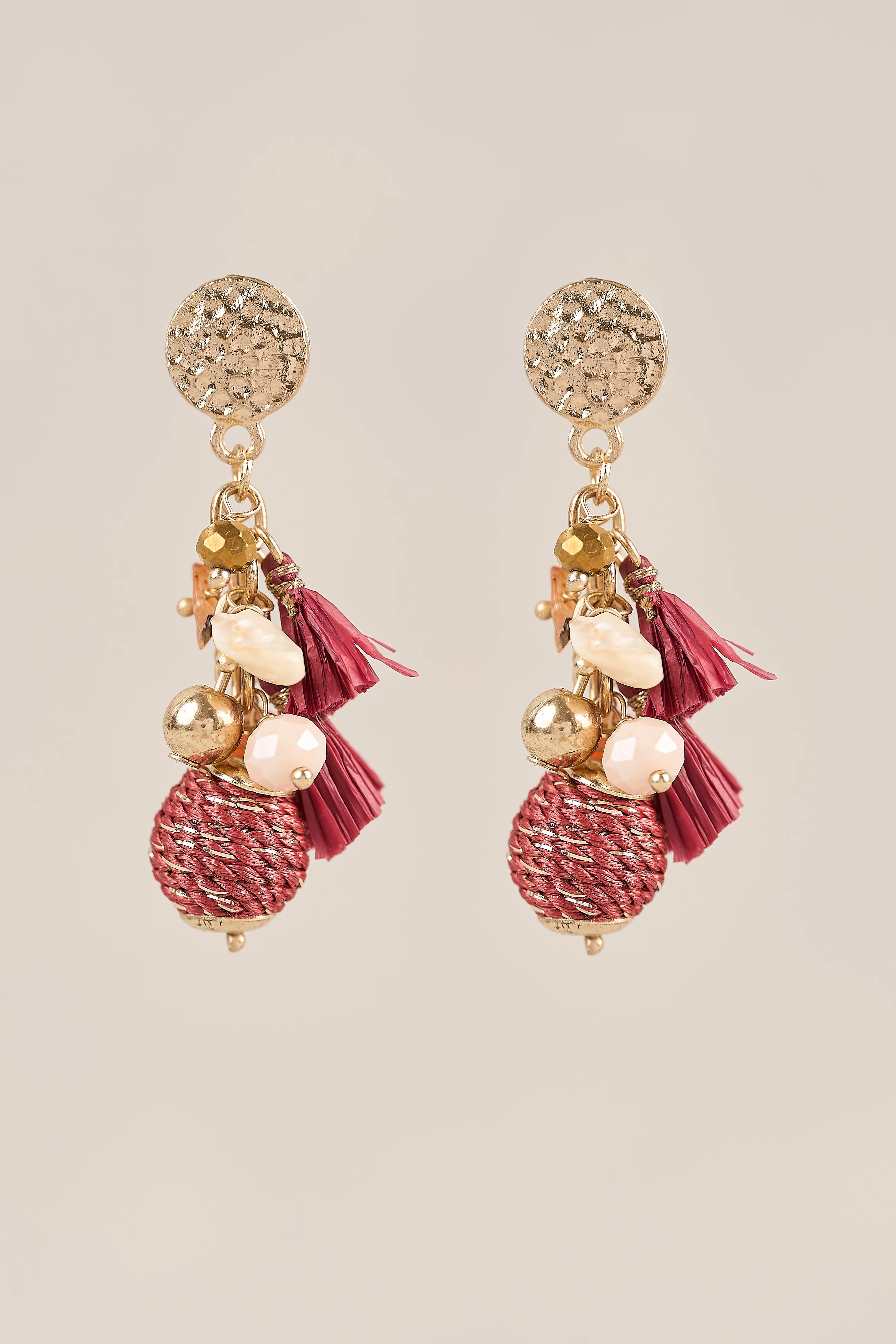 Rose Jumbled Earring - Rose - Image 3