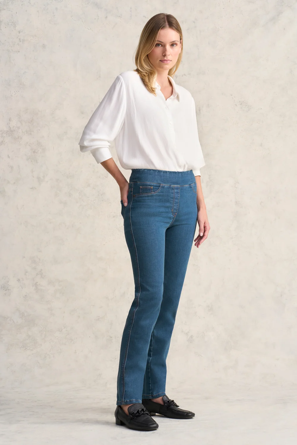 Bengajean® Straight Cashmere Feel - Denim Wash - Image 3