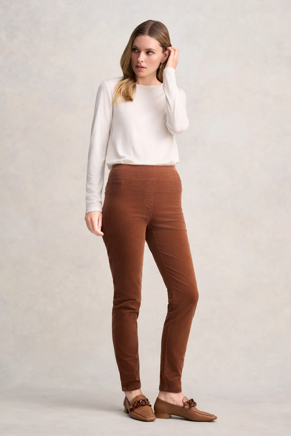 Bengajean® Cord Skinny Leg - Cinnamon - Image 2