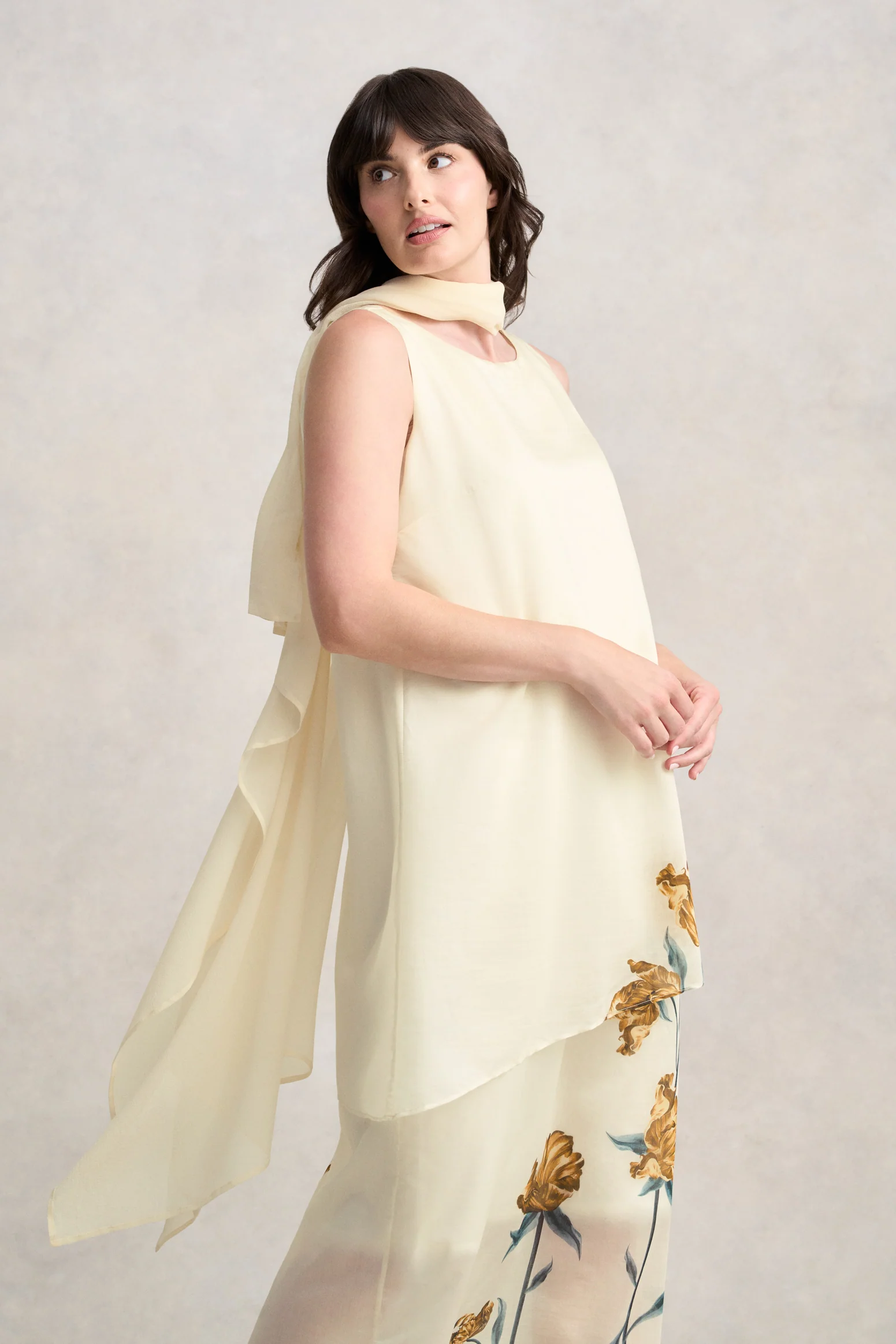 Sheer Cover Up - Cream - Image 3