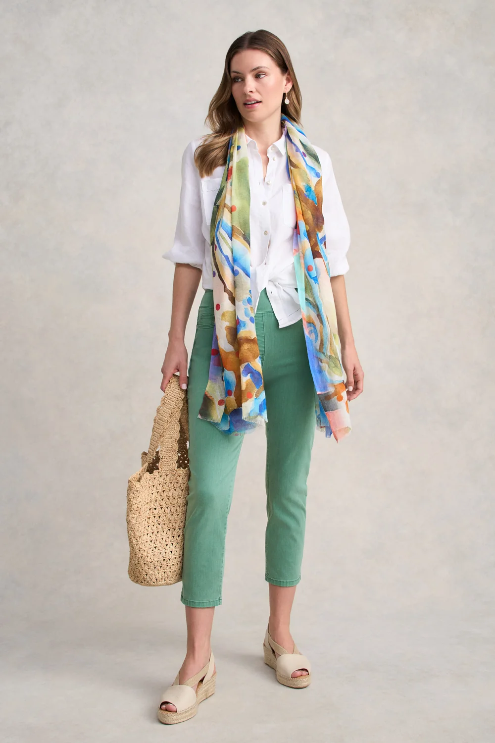 Bengajean® ¾ Slim Leg - Basil - Image 2