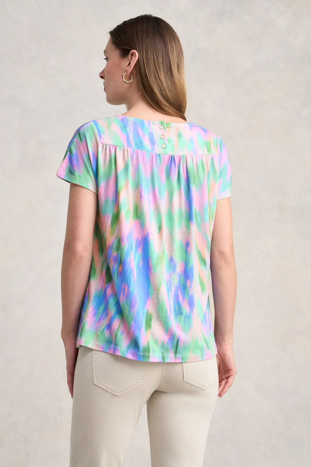 Printed T-Shirt - Tie Dye Print - Image 5