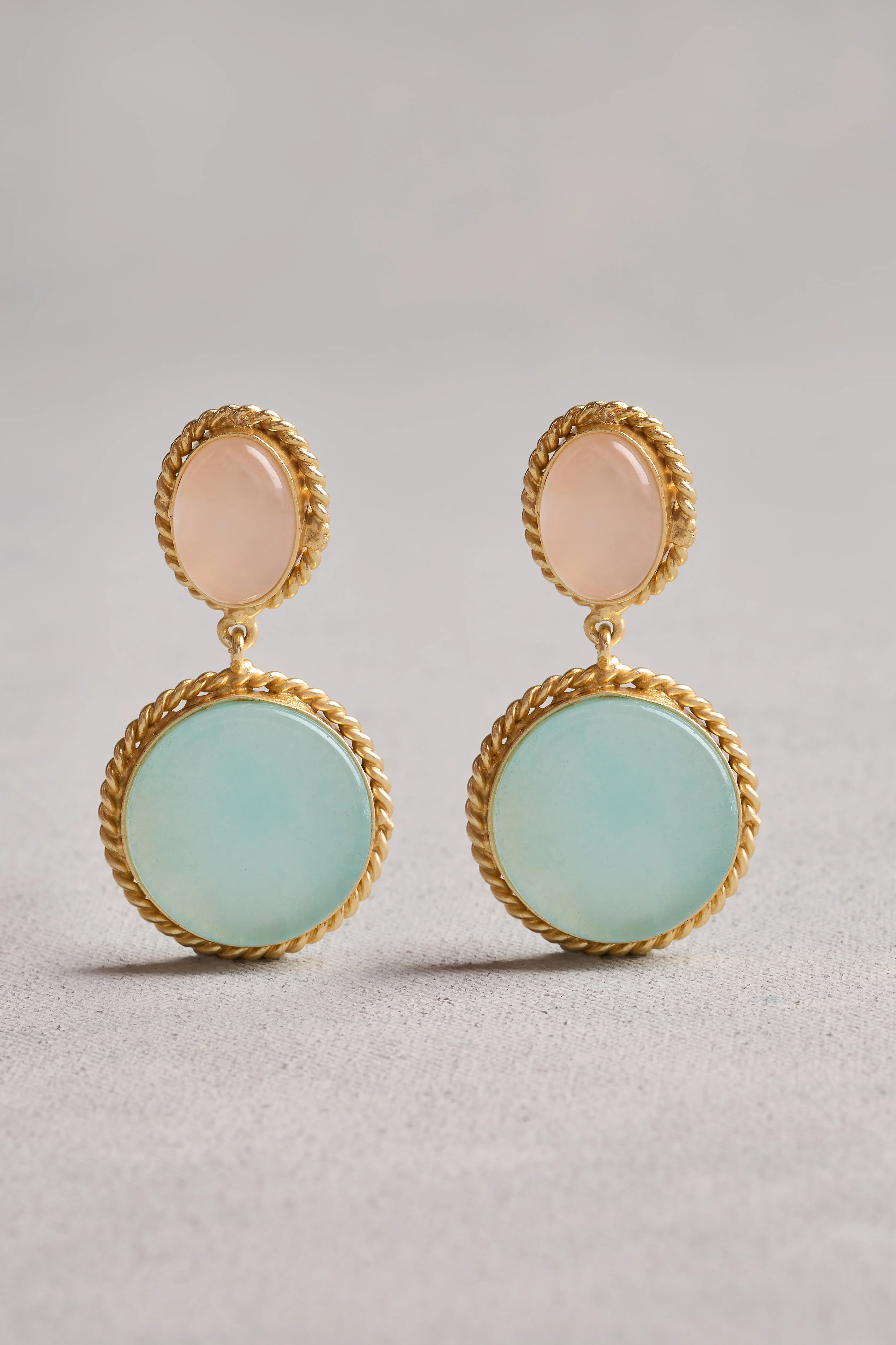 Two Tone Earrings - Multicolour - Image 3
