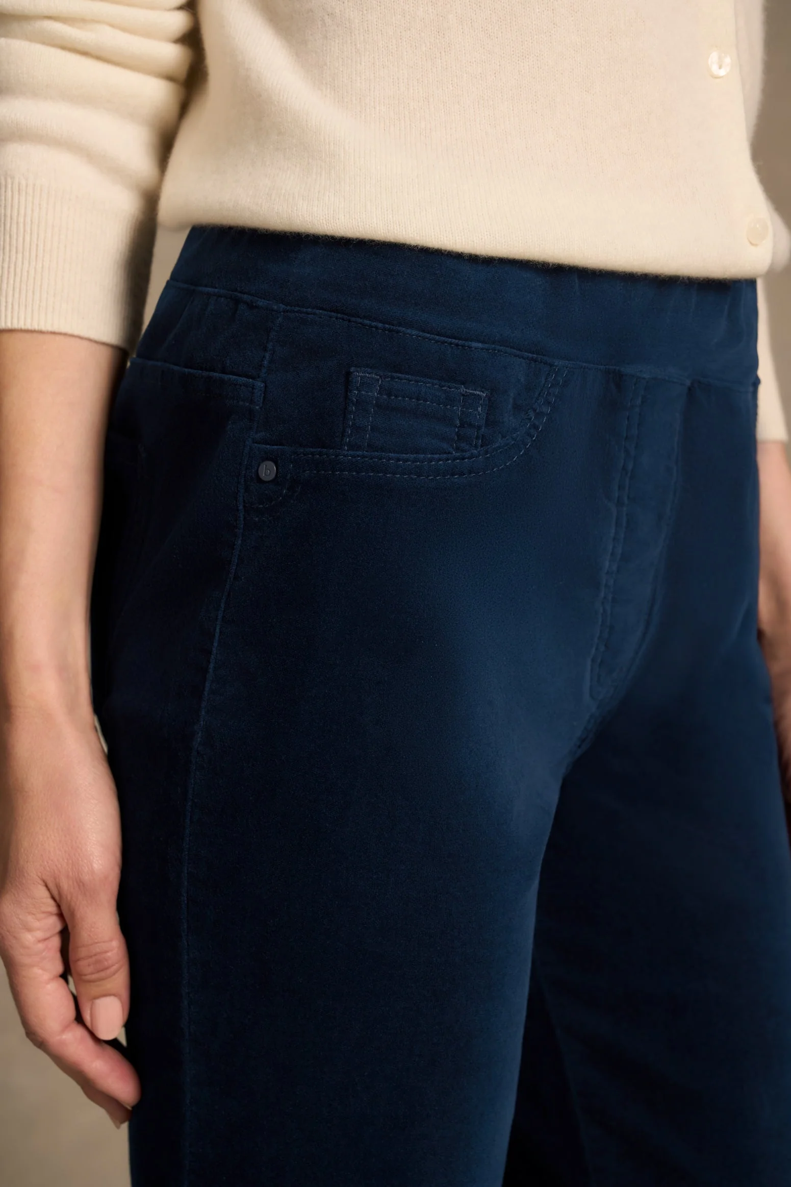 Bengajean® Velvet Straight Leg - Midnight Blue - Image 3